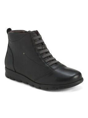 FLUCHOS Handcrafted In Spain Leather Susan Comfort Lace Up Booties